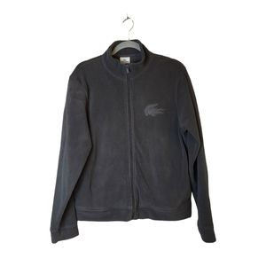 Lacoste Brown Fleece Zip Up Jacket